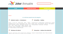 Desktop Screenshot of joker-annuaire.fr